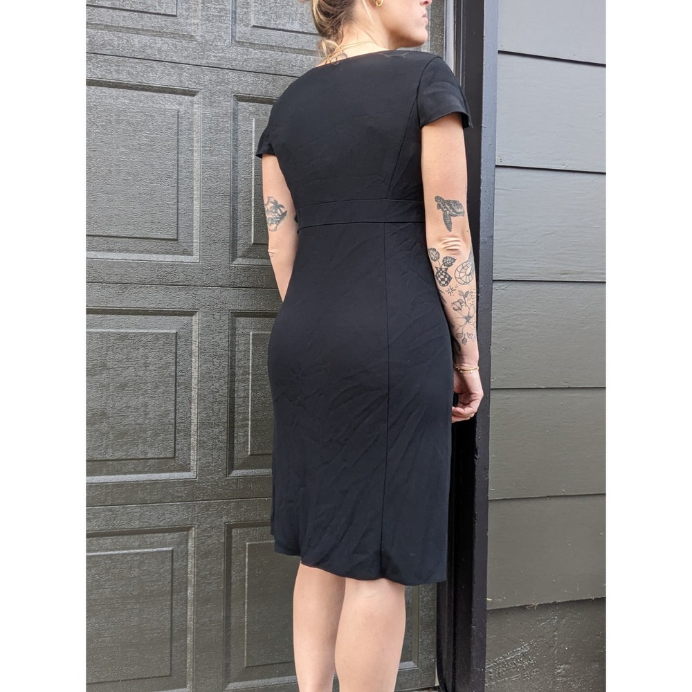 Ann Taylor LOFT Little Black Dress, Midi Dress, Business Casual - Picture 4 of 8